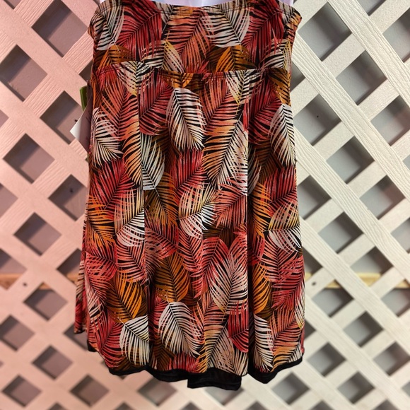 Fit 4 U Mesh Overlay Bandeau Romper With Built-in Shorts Spice Size 14 - Picture 5 of 9